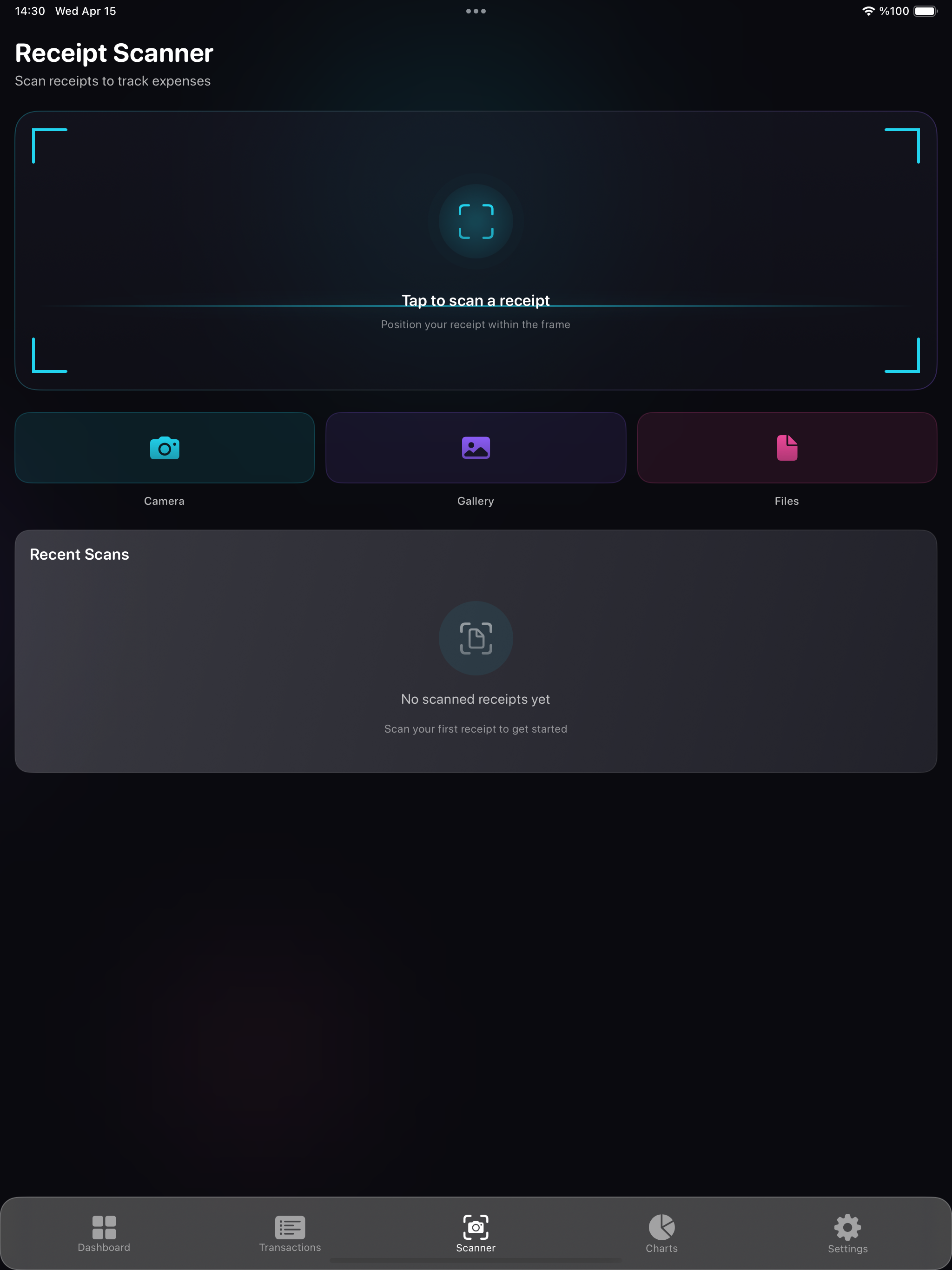 Finance Tracker iPad screenshot 3